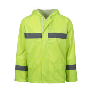 fluorescent rain gear